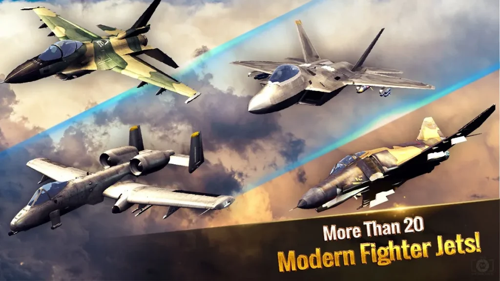 Ace Fighter Mod APK unlimited money and gold