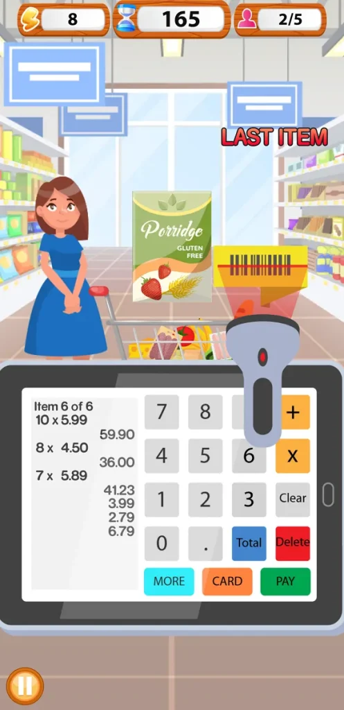 download Supermarket Cashier Sim Game Mod APK for Android