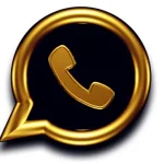 Gold WhatsApp icon