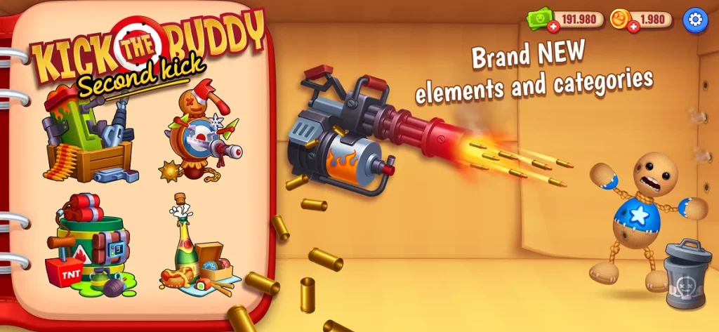 mod apk kick the buddy 2