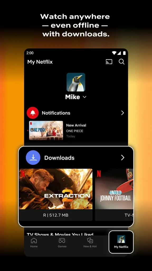 Netflix Mod APK premium unlocked for Android