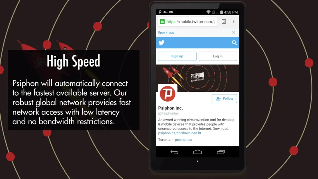 Psiphon Mod APK pro unlocked