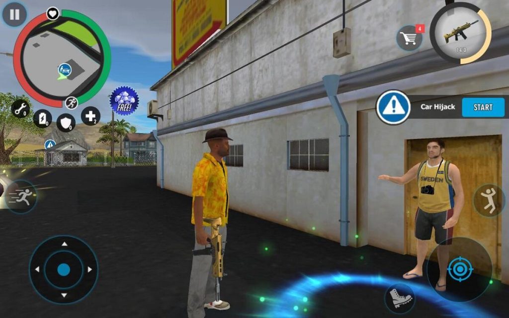 Real Gangster Crime Mod APK old version unlimited money