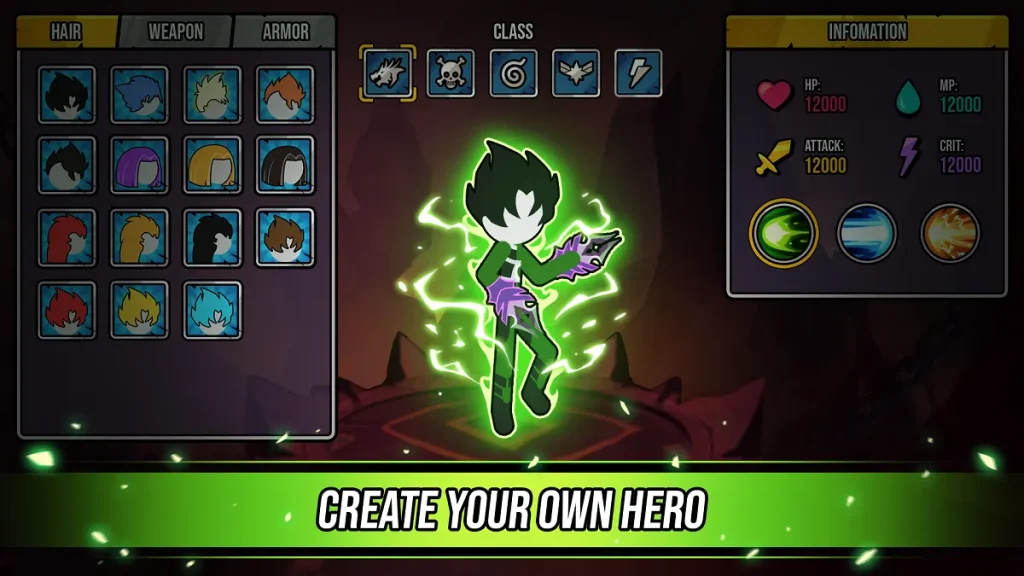 Super Stickman Dragon Warriors Mod APK unlock all characters