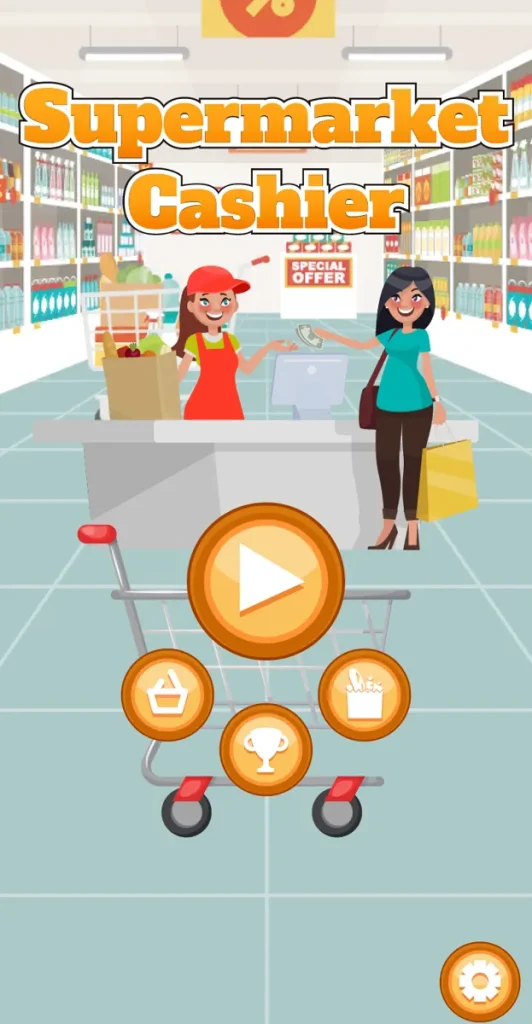 Supermarket Cashier Sim Game Mod APK