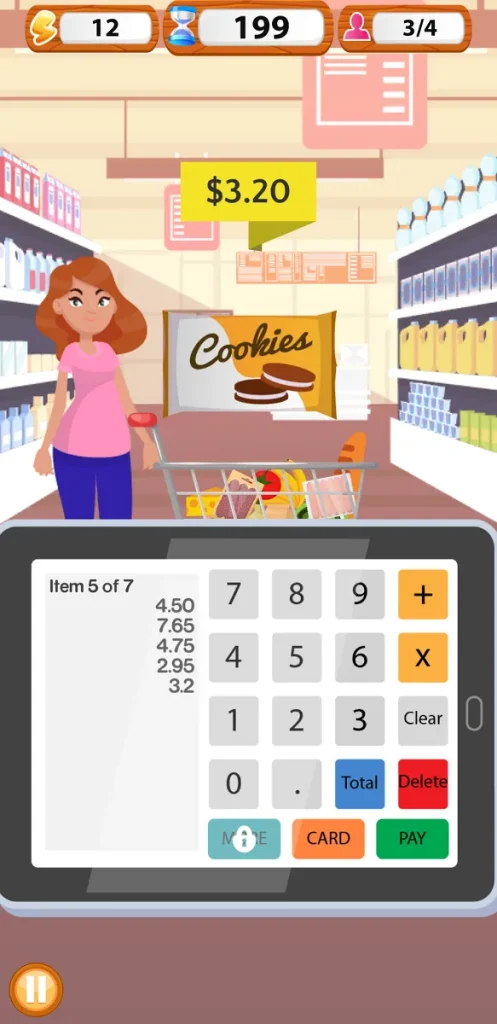 Supermarket Cashier Sim Game Mod APK Unlimited Money