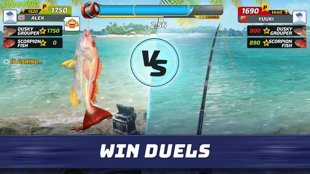 Fishing Clash Mod APK unlimited everything