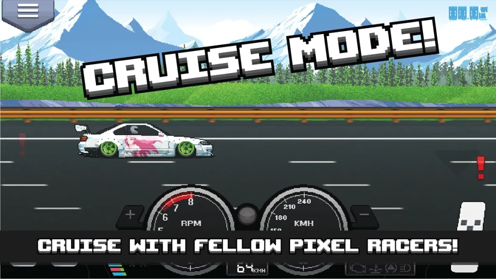 Pixel Car Racer Mod APK new cars unlocked everything