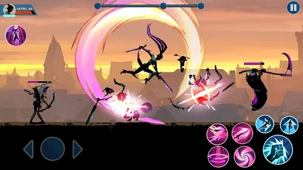 shadow fighter mod apk diamonds and money