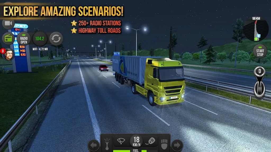 truck simulator europe Unlimited Money & Fuel