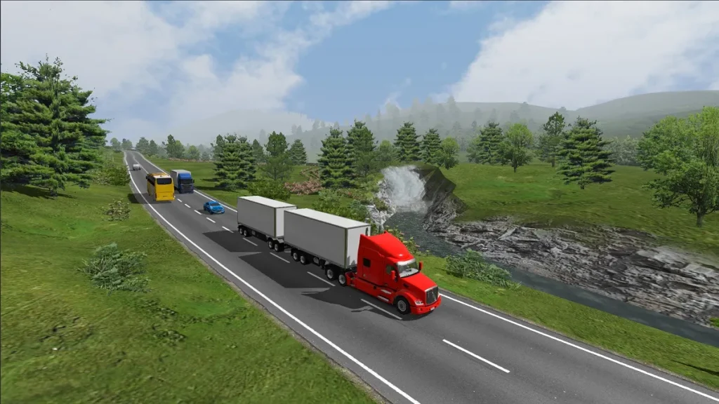 Universal Truck Simulator Mod APK unlimited money unlock and trailers