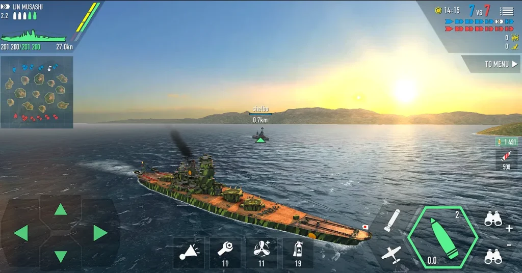 Battle of Warships Mod APK Unlimited Platinum