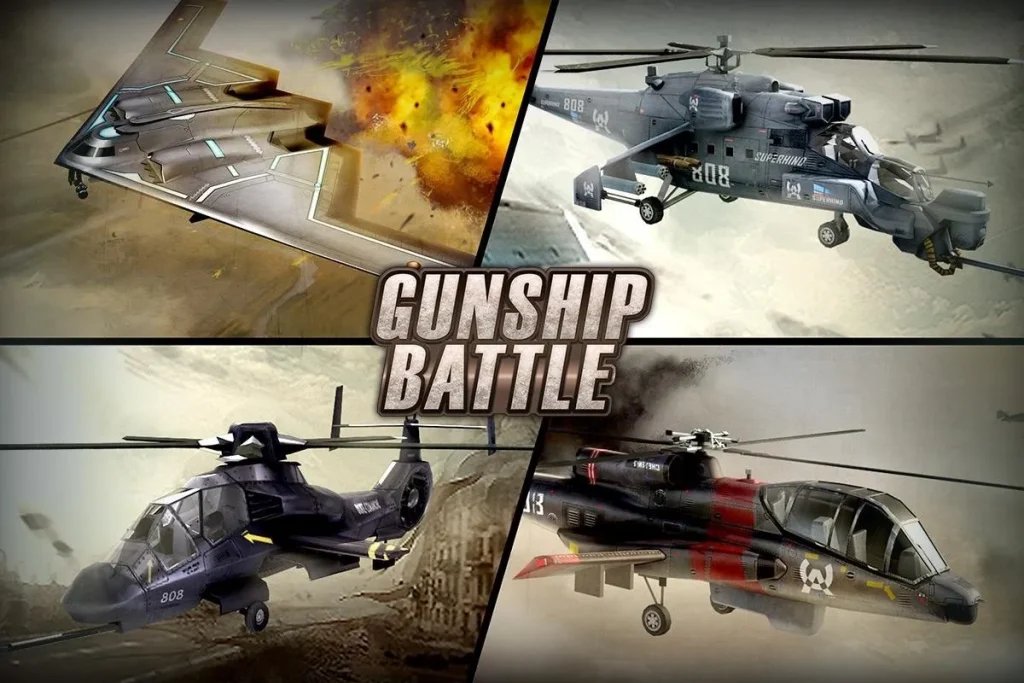 Gunship Battle: Helicopter 3D Mod APK