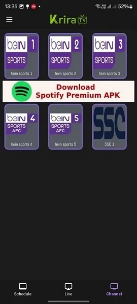 Krira TV APK iOS