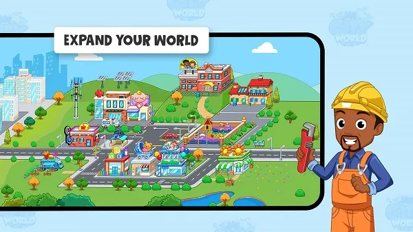 My Town World unlocked for free Android