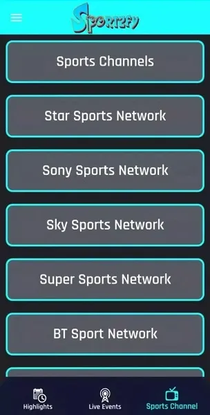 sportzfy tv apk download for android