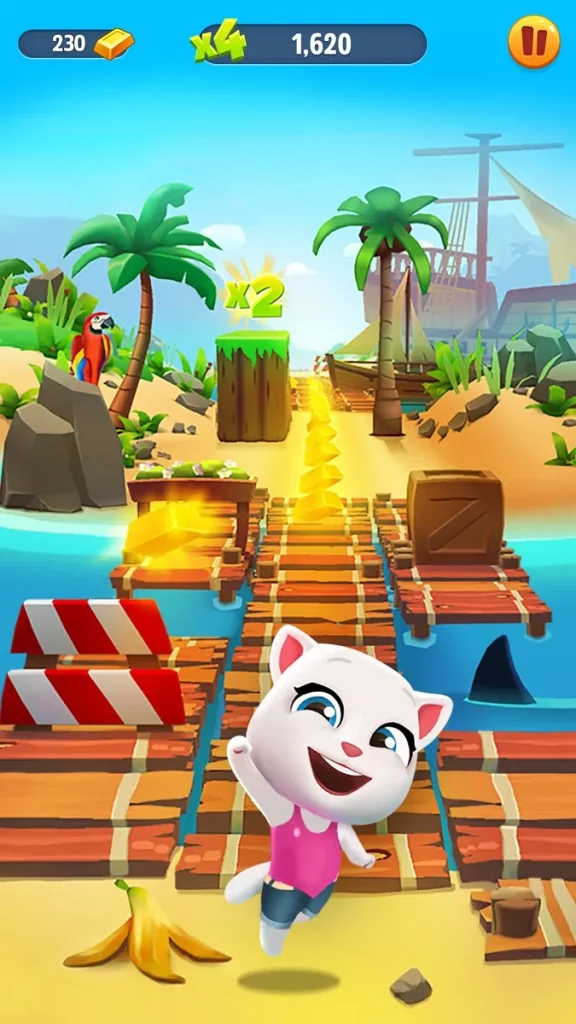 Talking Tom Gold Run Mod APK all characters unlocked