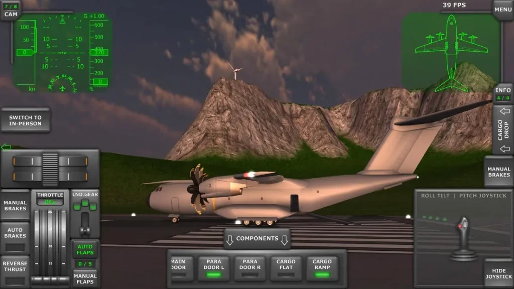 Turboprop Flight Simulator Mod APK unlimited money