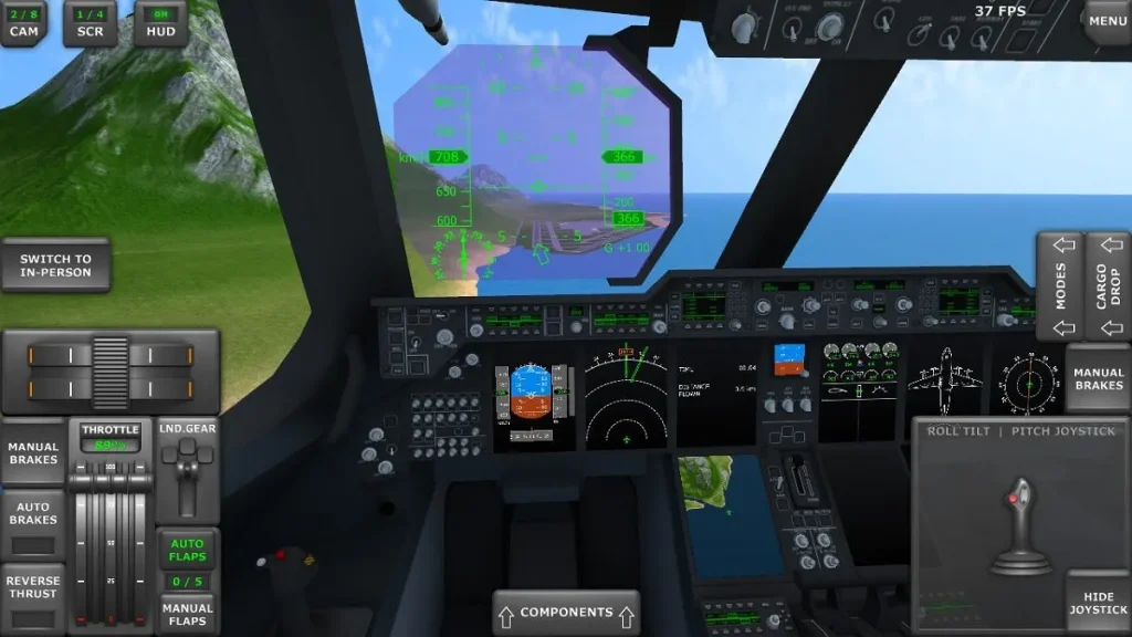 Turboprop Flight Simulator Mod APK unlocked everything