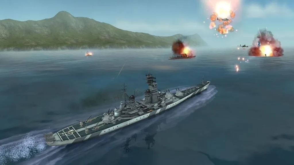 Warship Battle Mod APK all ships unlocked