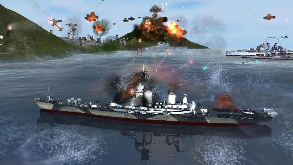 Warship Battle Mod APK free shopping