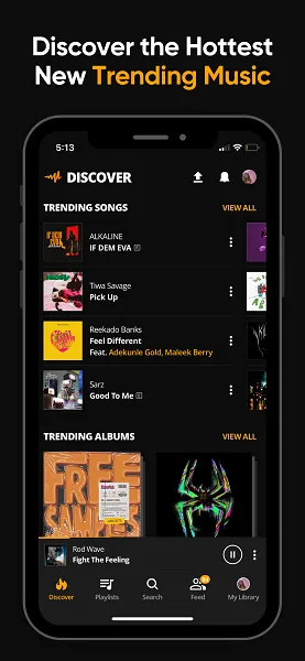 Audiomack MOD APK Premium Unlocked