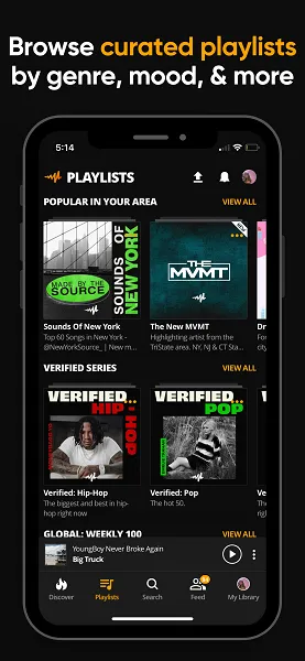 Audiomack MOD APK Premium Unlocked