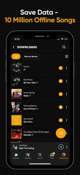 Audiomack v6.45.1 MOD APK