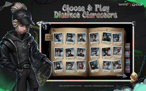 Identity V characters