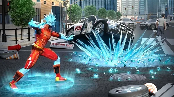 Snow Storm Superhero Mod APK