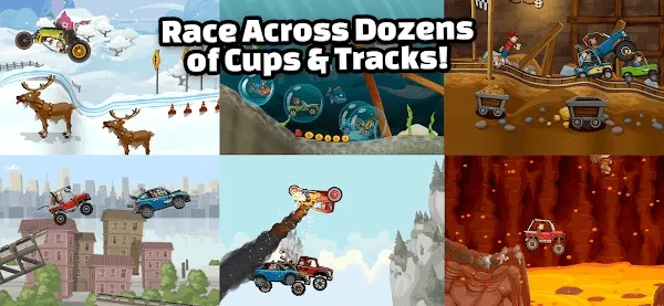 Hill Climb Racing Mod APK Unlimited Paint Bucket