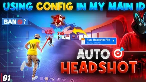 Free Fire Max Auto Headshot Config File Aim Lock