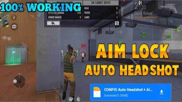 Free Fire Max Auto Headshot Config File Download for Free